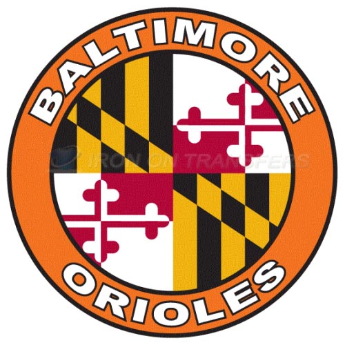 Baltimore Orioles Iron-on Stickers (Heat Transfers)NO.1422